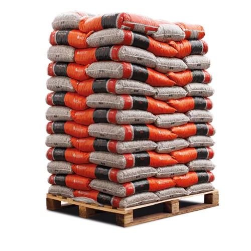 Heizfuxx Holzpellets Red 15kg x 65 Sack 975kg Palette