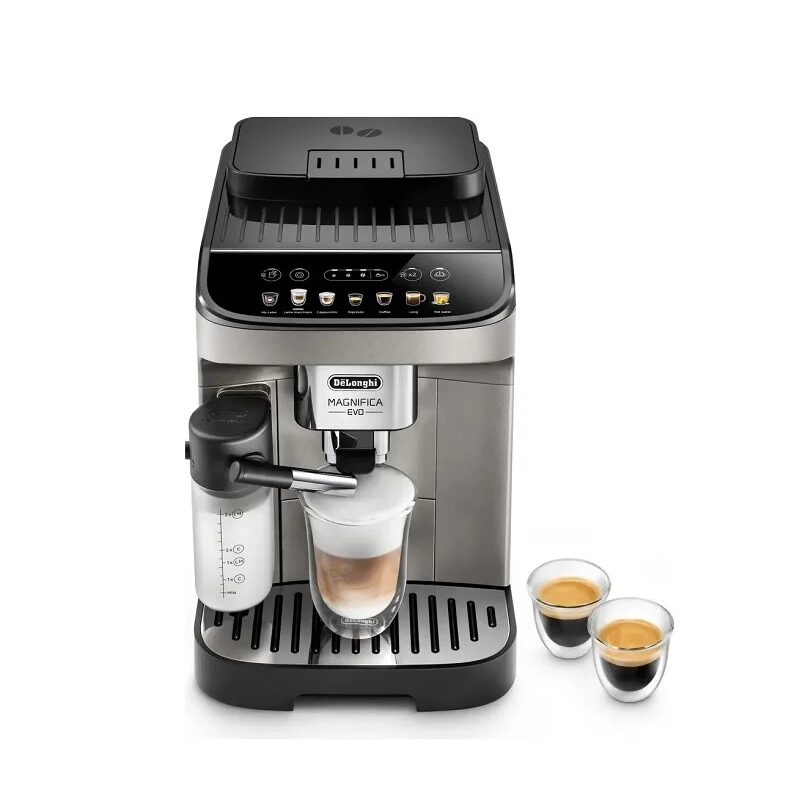 DeLonghi ECAM 290.81.TB – Magnifica Evo Milk – Kaffee-Vollautomat Titanium Schwarz