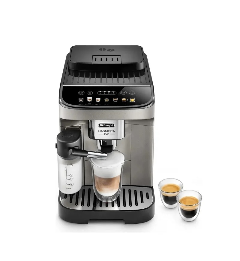 DeLonghi ECAM 290.81.TB – Magnifica Evo Milk – Kaffee-Vollautomat Titanium Schwarz
